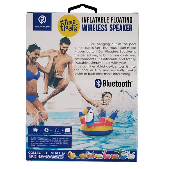 Tune Floats Bluetooth Inflatable Floating Wireless Speaker - Picture 2 of 6